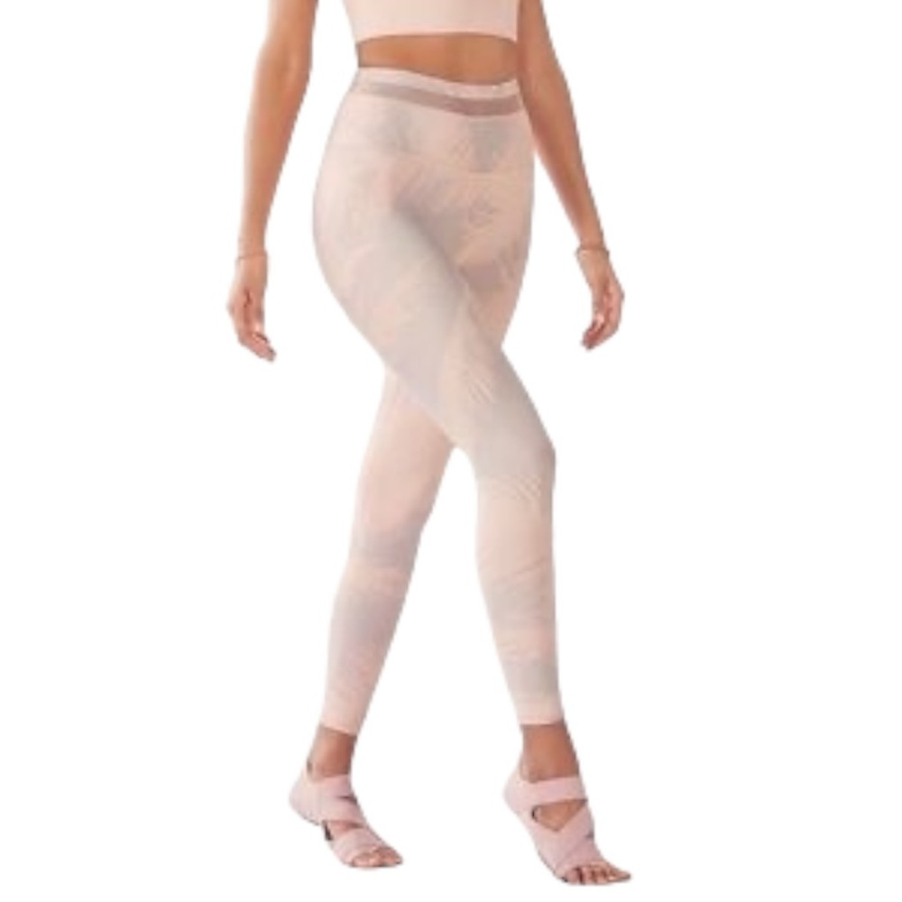 Fabletics Leggings Womens Large High Waisted Athletic Workout Large Pink Blue